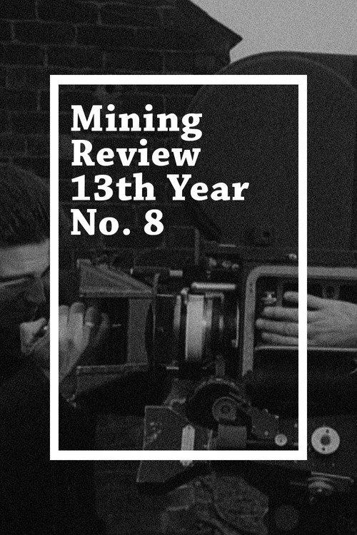 Mining Review 13th Year No. 8 1960 official movie poster