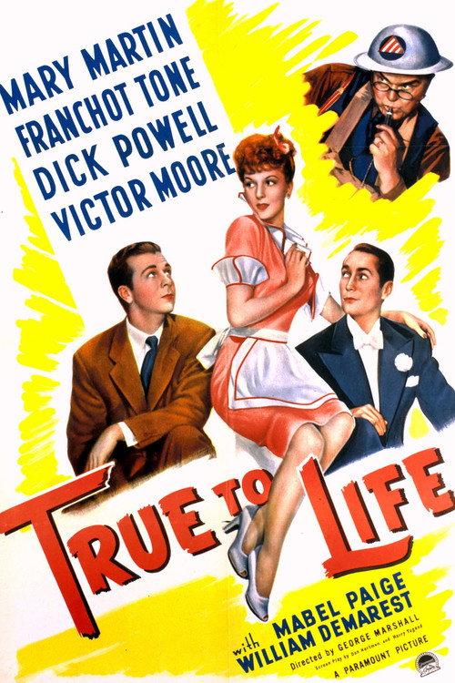 True to Life 1943 official movie poster
