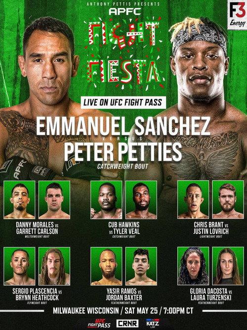 Anthony Pettis FC 11: Fight Fiesta 2024 official movie poster
