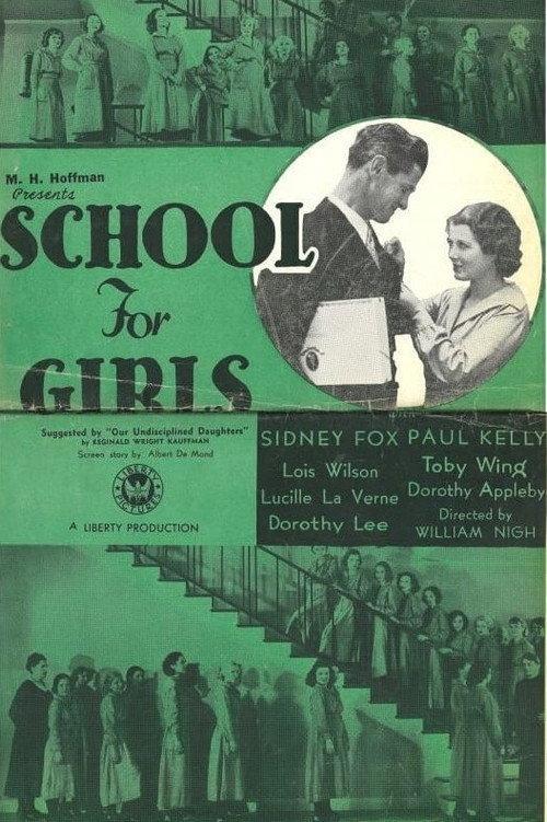 School for Girls 1934 official movie poster