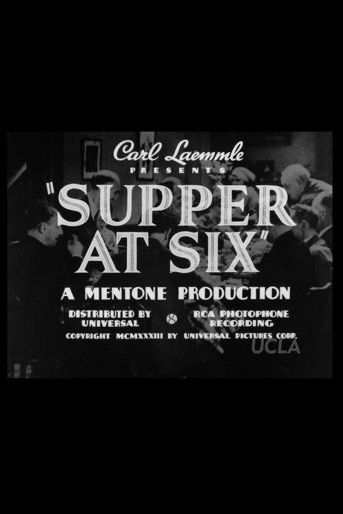 Supper at Six 1933 official movie poster