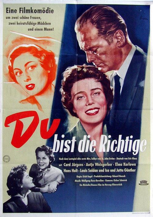 Du bist die Richtige 1955 official movie poster
