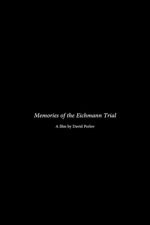 Memories of the Eichmann Trial 1979 official movie poster