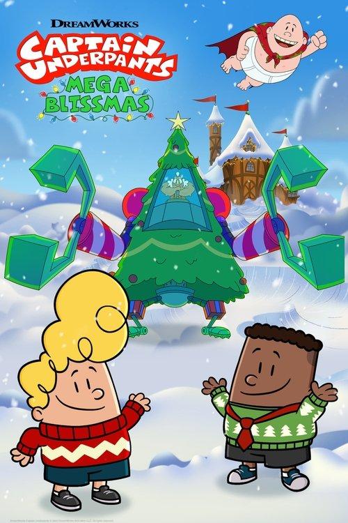 Captain Underpants Mega Blissmas 2020 official movie poster