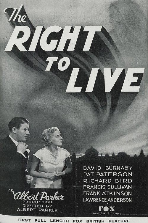 The Right to Live 1933 official movie poster
