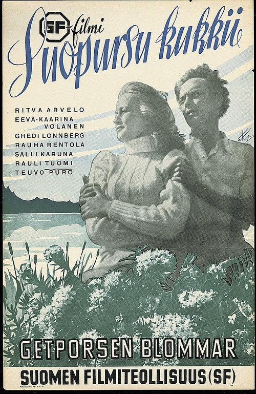 Suopursu kukkii 1947 official movie poster