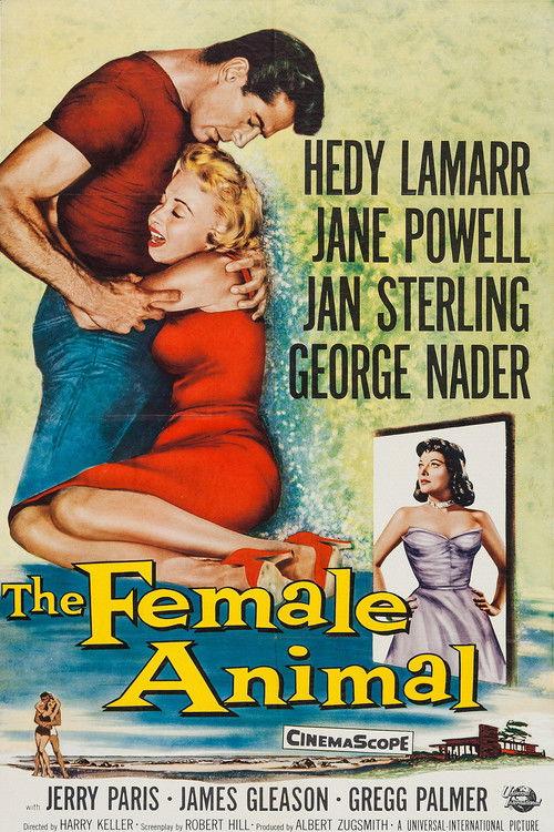 The Female Animal 1958 official movie poster