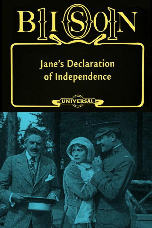 Jane's Declaration of Independence 1915 official movie poster