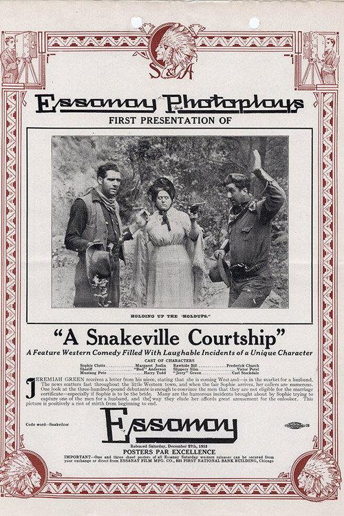 A Snakeville Courtship 1913 official movie poster