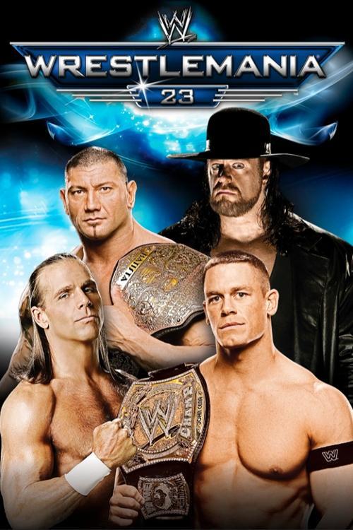 WWE WrestleMania 23 2007 official movie poster