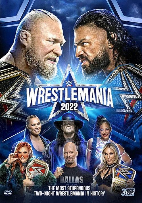 WWE 24: WrestleMania 38 2022 official movie poster