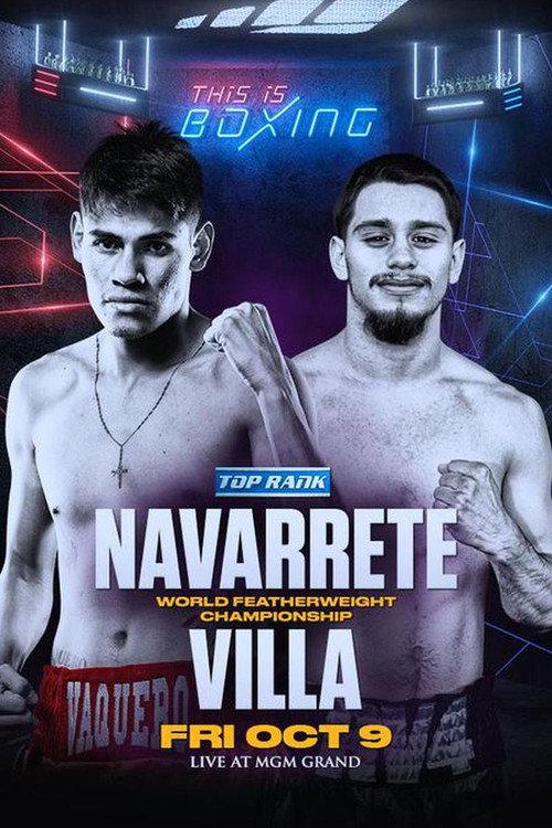 Emanuel Navarrete vs. Ruben Villa 2020 official movie poster