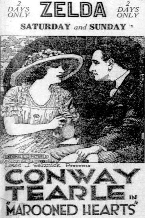Marooned Hearts 1920 official movie poster