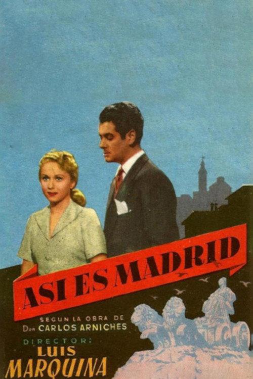 This is Madrid 1953 official movie poster