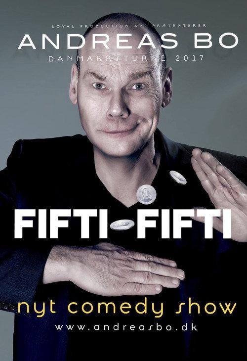 Andreas Bo: Fifti-Fifti 2018 official movie poster