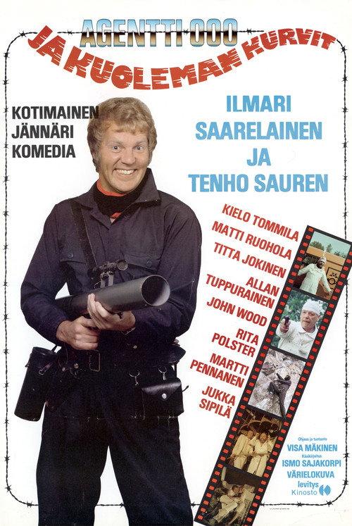 Agentti 000 ja kuoleman kurvit 1983 official movie poster
