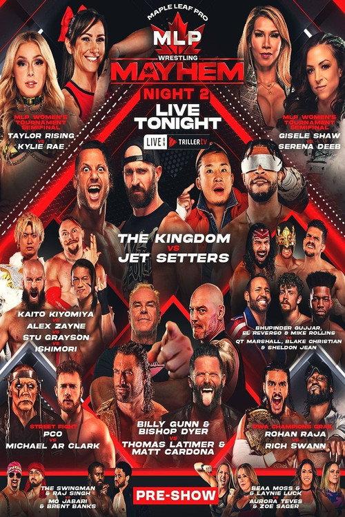Maple Leaf Pro Wrestling - Mayhem Night 2 2025 official movie poster