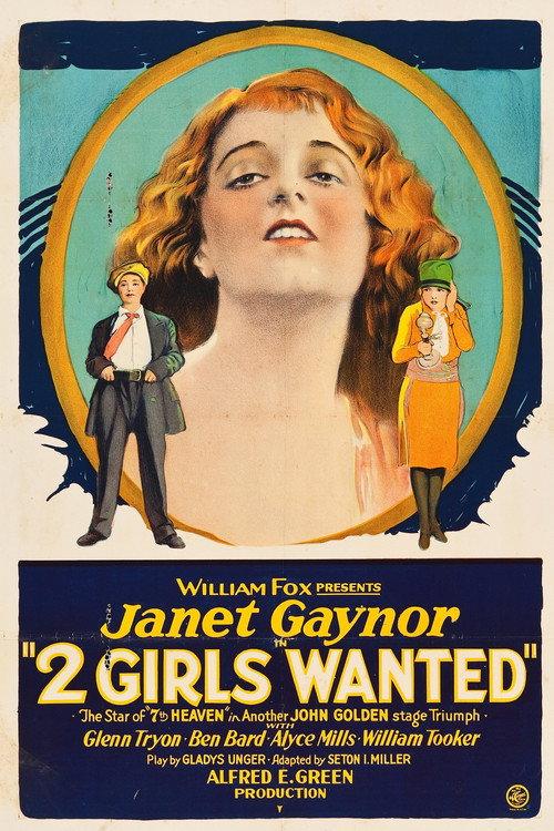 Two Girls Wanted 1927 official movie poster