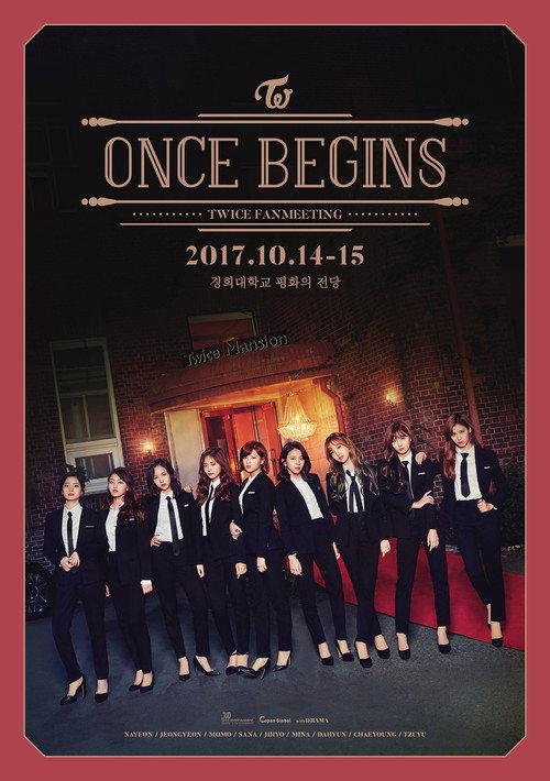 TWICE Fan Meeting [ONCE BEGINS] 2017 official movie poster