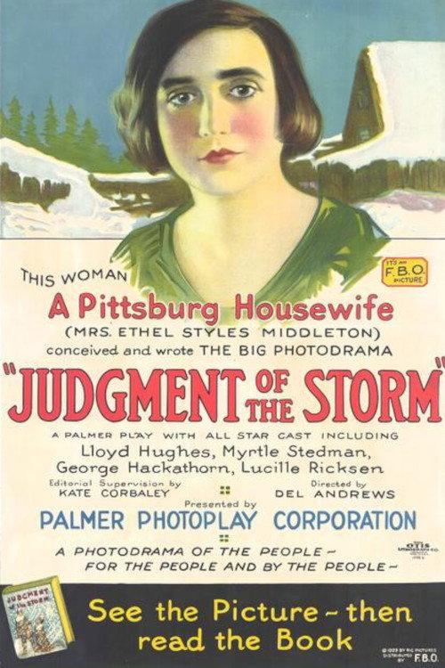 Judgment of the Storm 1924 official movie poster