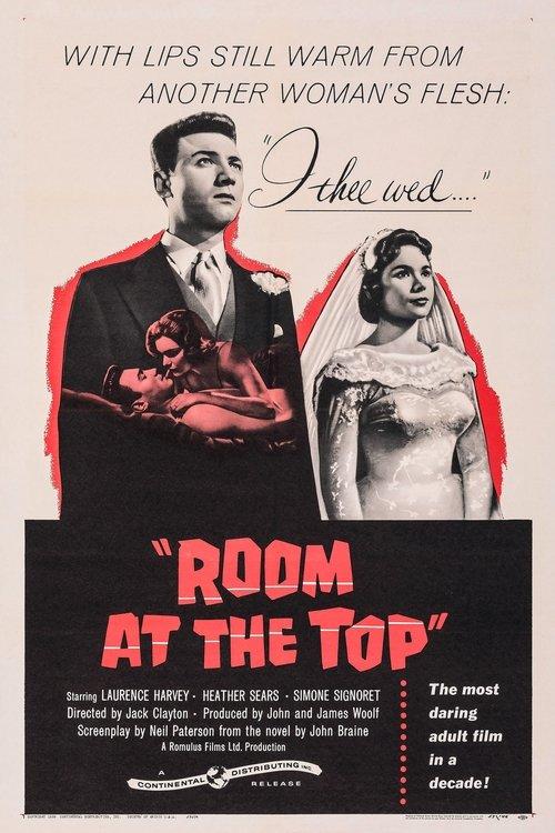 Room at the Top 1958 official movie poster
