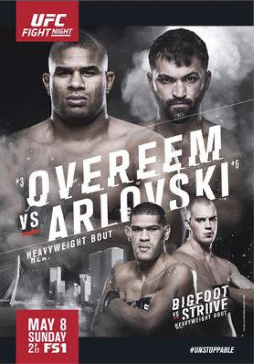 UFC Fight Night 87: Overeem vs. Arlovski 2016 official movie poster