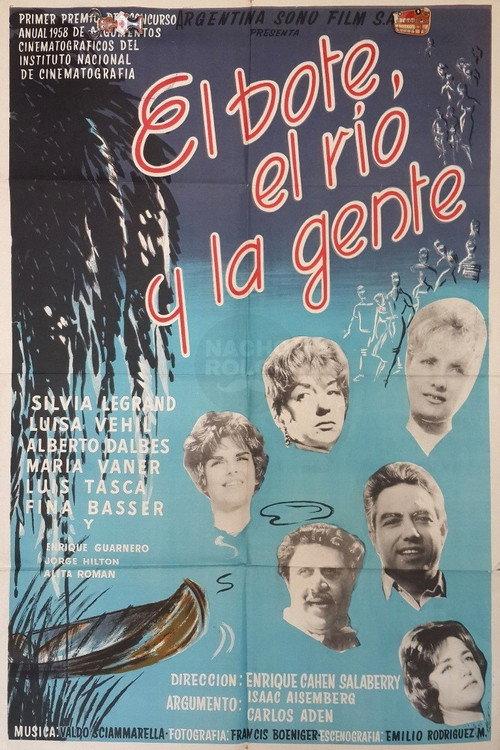 The boat, the river and the people 1960 official movie poster