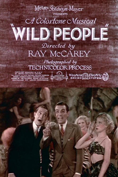 Wild People 1932 official movie poster