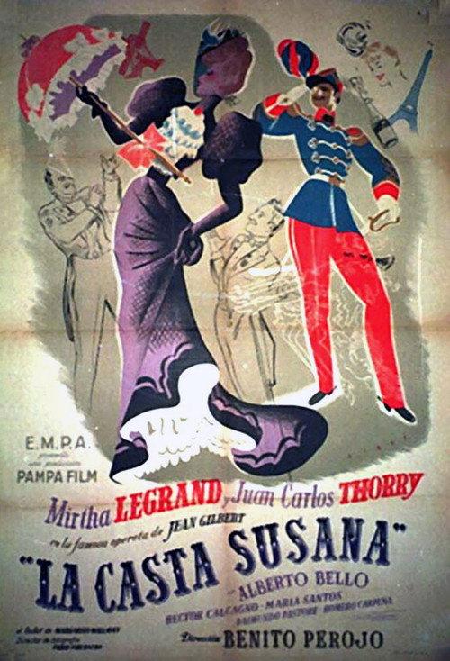 La casta Susana 1944 official movie poster