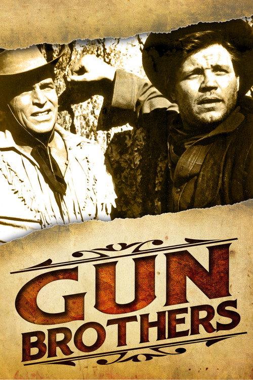 Gun Brothers 1956 official movie poster