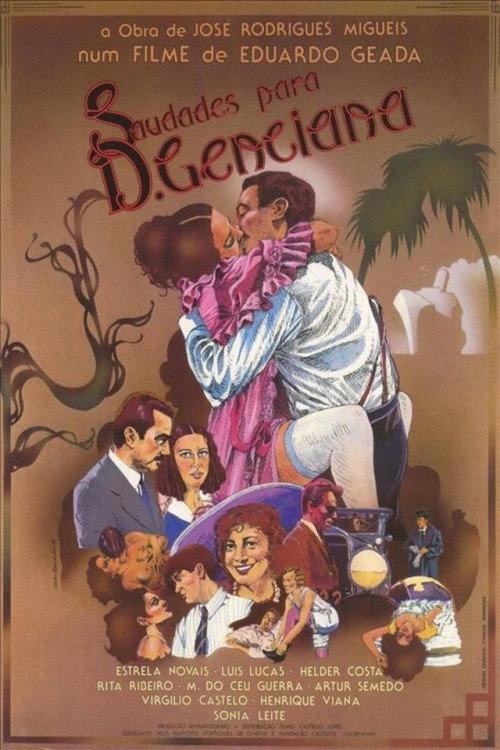 Saudades Para Dona Genciana 1986 official movie poster