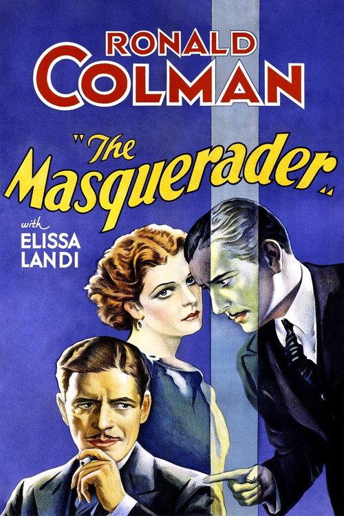 The Masquerader 1933 official movie poster