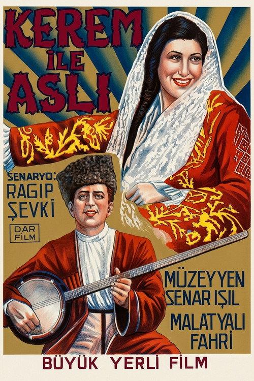 Kerem ile Aslı 1942 official movie poster