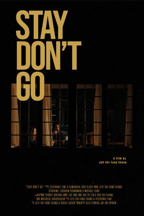 Stay Don't Go 2024 official movie poster