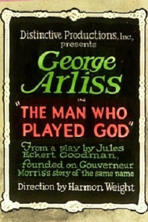 The Man Who Played God 1922 official movie poster