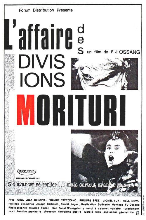 The Case of the Morituri Divisions 1985 official movie poster