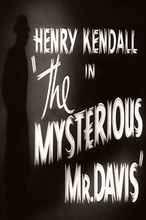 The Mysterious Mr. Davis 1939 official movie poster