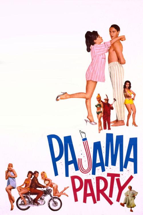 Pajama Party 1964 official movie poster