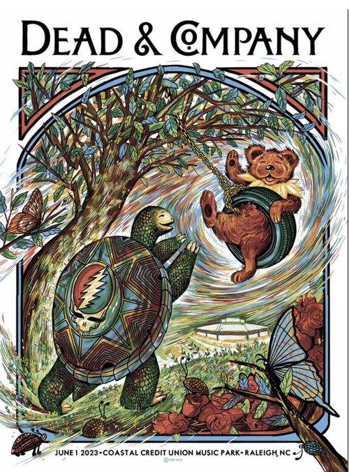 Dead & Company: 2023-06-01 Coastal Credit Union Music Park at Walnut Creek, Raleigh, NC, USA 2023 official movie poster