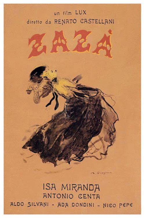 Zazà 1944 official movie poster