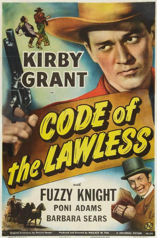 Code of the Lawless 1945 official movie poster