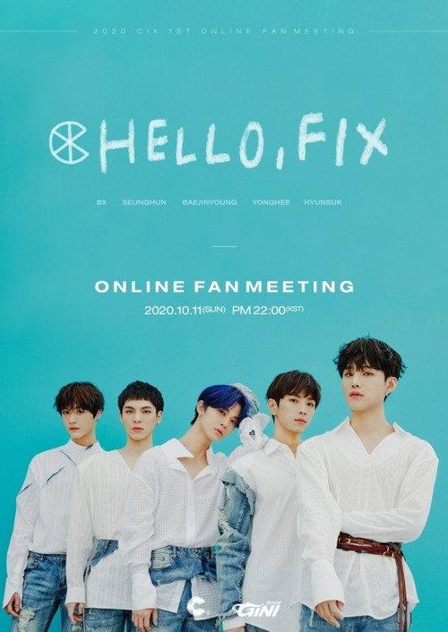 CIX First Fan Meeting: Hello, FIX 2020 official movie poster