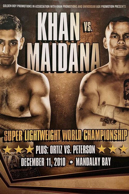 Amir Khan vs. Marcos Maidana 2010 official movie poster