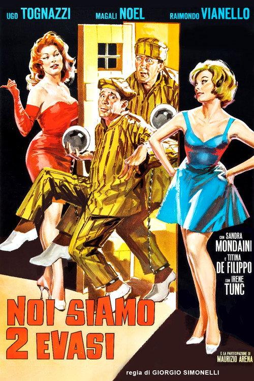 Noi siamo 2 evasi 1959 official movie poster