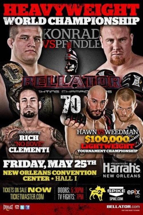 Bellator 70 2012 official movie poster