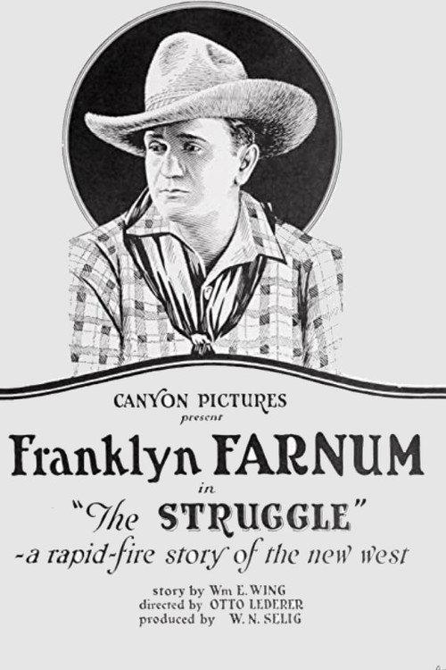 The Struggle 1921 official movie poster