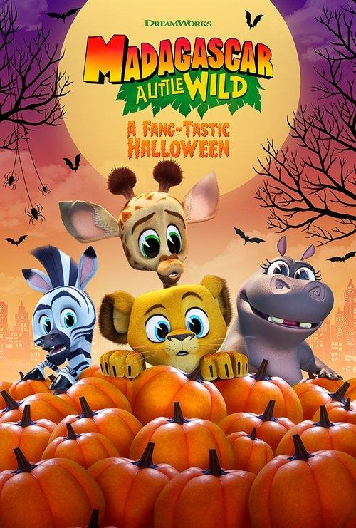 Madagascar: A Little Wild - A Fang-Tastic Halloween 2020 official movie poster