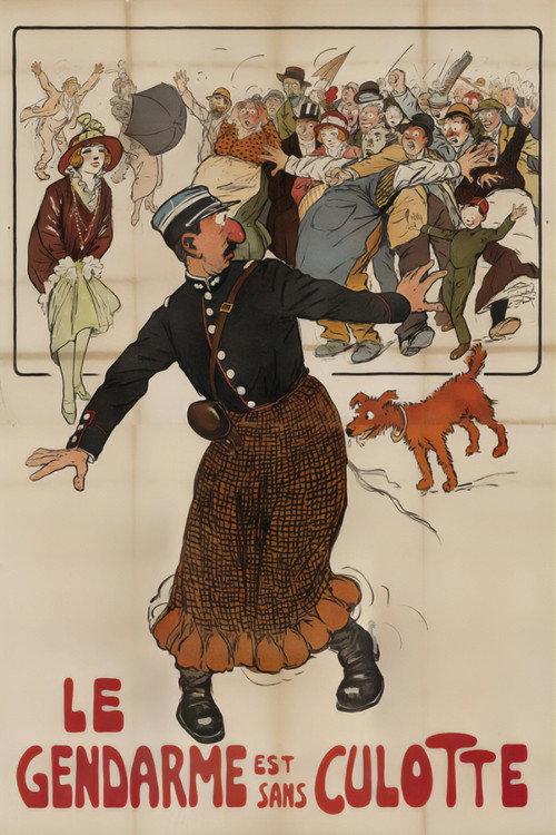 The Policeman Has No Pants 1914 official movie poster