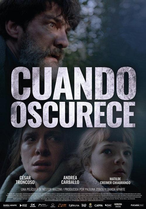 Cuando oscurece 2022 official movie poster