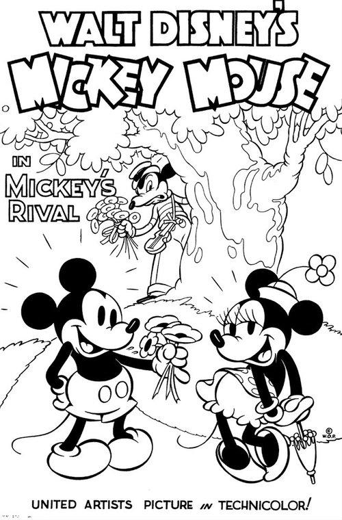 Mickey's Rival 1936 official movie poster